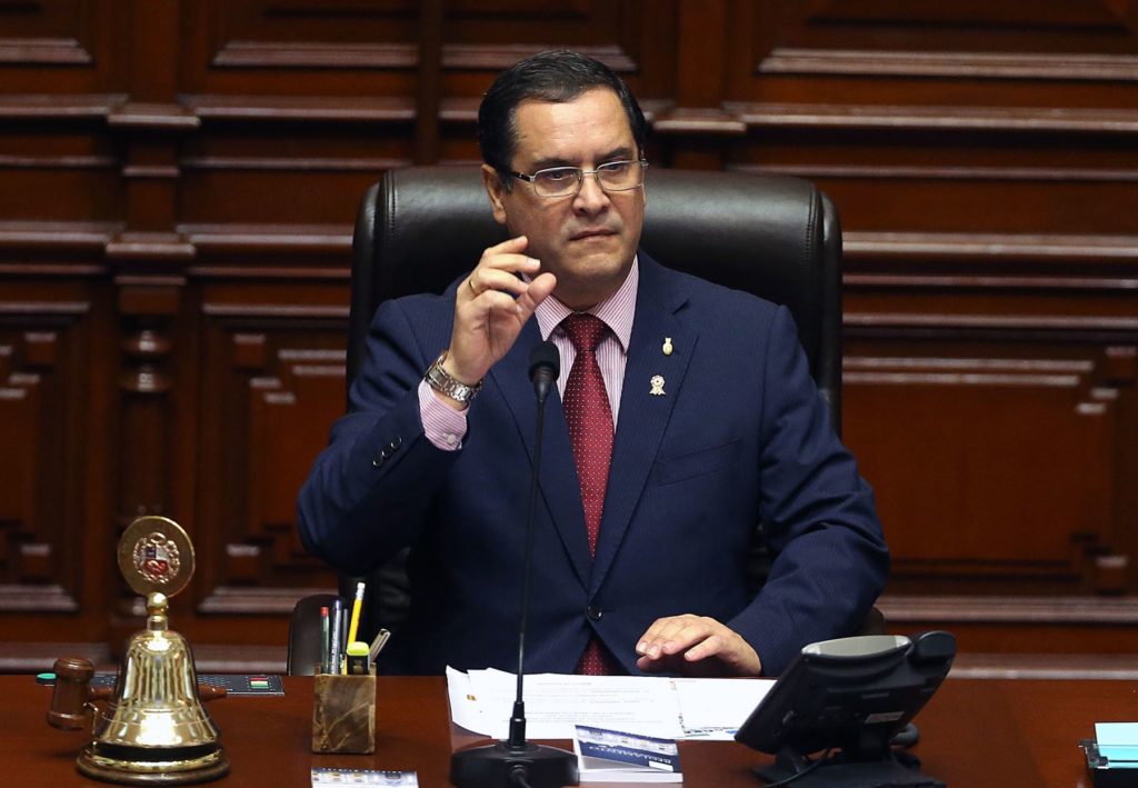 Presidente del Congreso de Perú, Luis Iberico.