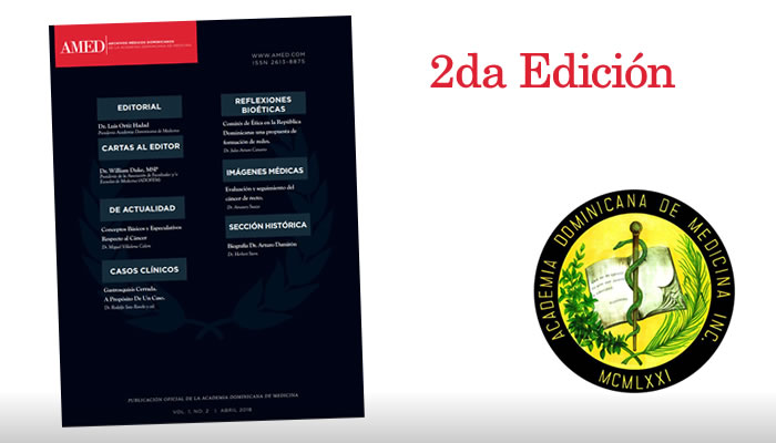 2da edición revista científica AMED de la Academia Dominicana de Medicina 