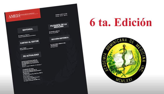 Academia Dominicana de Medicina lanza 6ta. edición de su revista médico-científica 