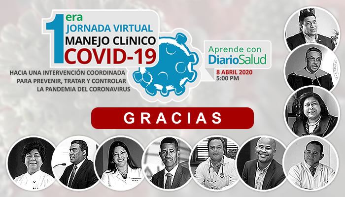 Desarrollan  Ira. Jornada Virtual Manejo Clínico del COVID-19 