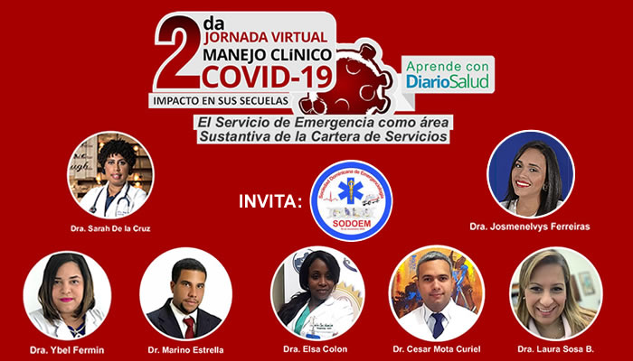 Emergenciólogos dan inicio a la 2da. Jornada Virtual Manejo Clínico del COVID-19 
