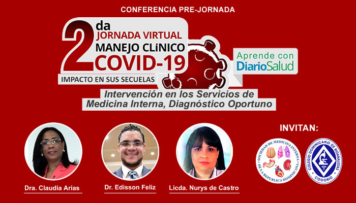 Continúa ciclo de conferencias pre-jornada de la 2da. Jornada Virtual Manejo Clínico del COVID-19 