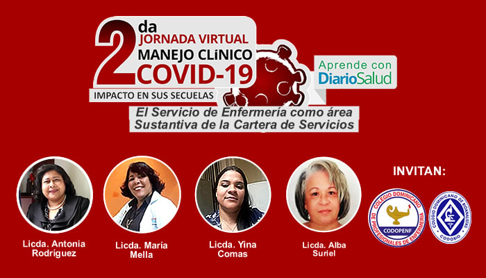 2da. Jornada de manejo Clínico de COVID-19 presentará  hoy  bloque de enfermería 