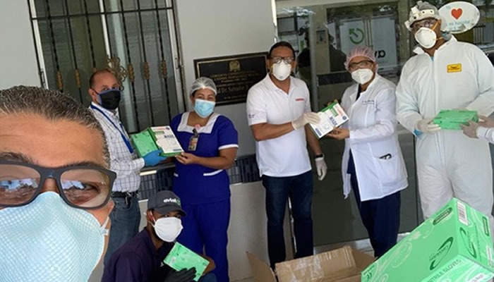 Grupo Mallén dona materiales  de protección contra COVID-19 