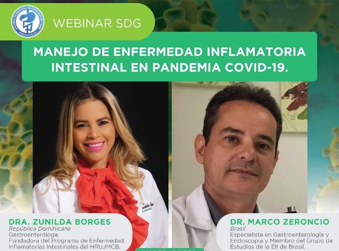 Sociedad de Gastroenterología invita a webinar sobre enfermedad inflamatoria intestinal 