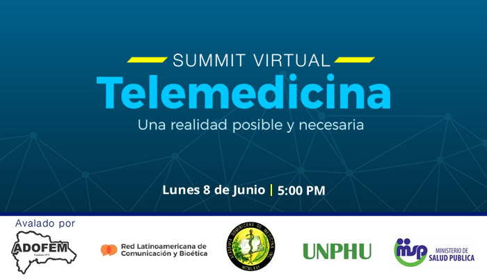 Trilex-Legal y DiarioSalud.do realizarán 1er. summit virtual sobre Telemedicina 