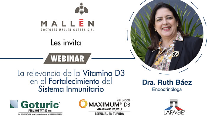 Doctores Mallén invita a webinar “La Relevancia de la Vitamina D3 en el Fortalecimiento del Sistema Inmunitario” 