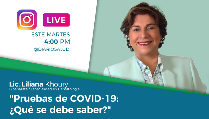 DiarioSalud.do realizará Instagram Live sobre “Pruebas de COVID-19: ¿Qué se debe saber?” 