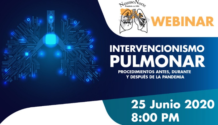 Neumólogos del Norte realizan webinar sobre Intervencionismo Pulmonar 