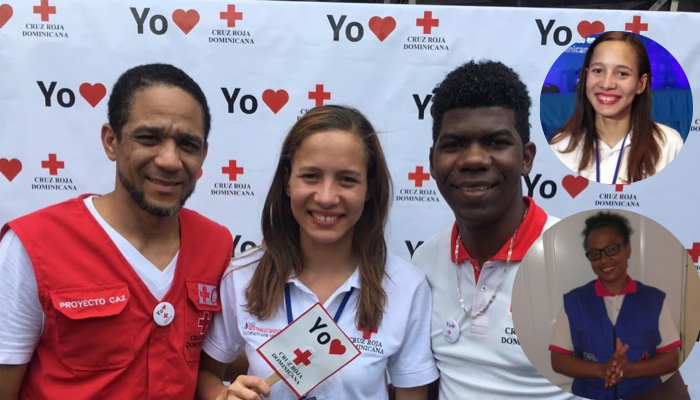 Voluntarios haciendo cambios, Apoyo Psicosocial por la Cruz Roja Dominicana. 