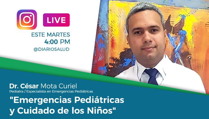 DiarioSalud.do invita a Instagram Live sobre emergencias pediátricas 