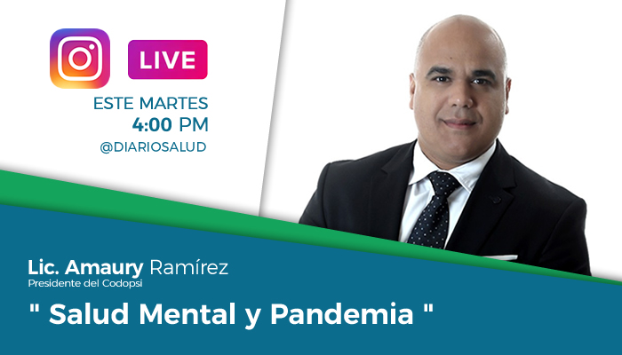 Diariosalud.do realizará Instagram Live sobre salud mental durante la pandemia 