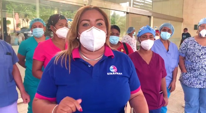 Enfermeras del Hospital Juan Bosch reclaman incentivos 