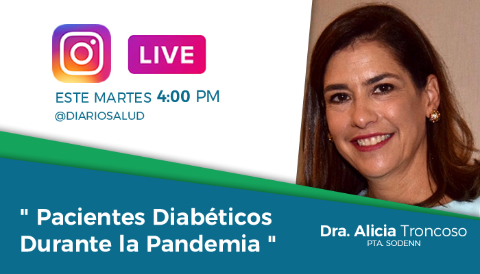 DiarioSalud.do invita a Instagram Live sobre diabetes 