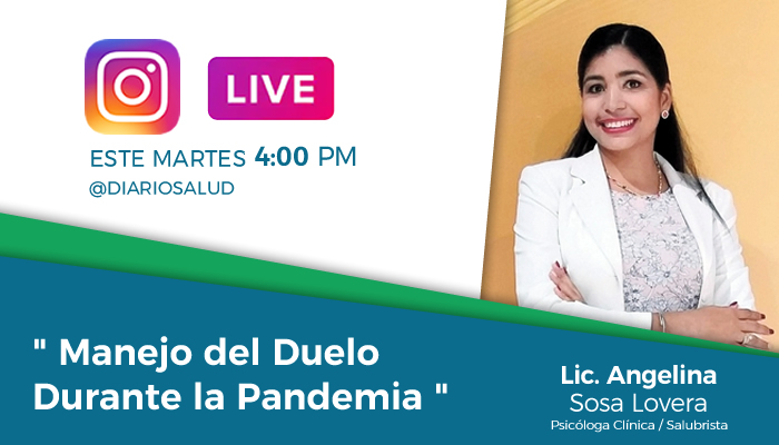 DiarioSalud.do invita a Instagram Live sobre duelo durante la pandemia 