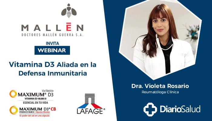 Doctores Mallén invita a webinar “Vitamina D3  Aliada en la Defensa Inmunitaria” 