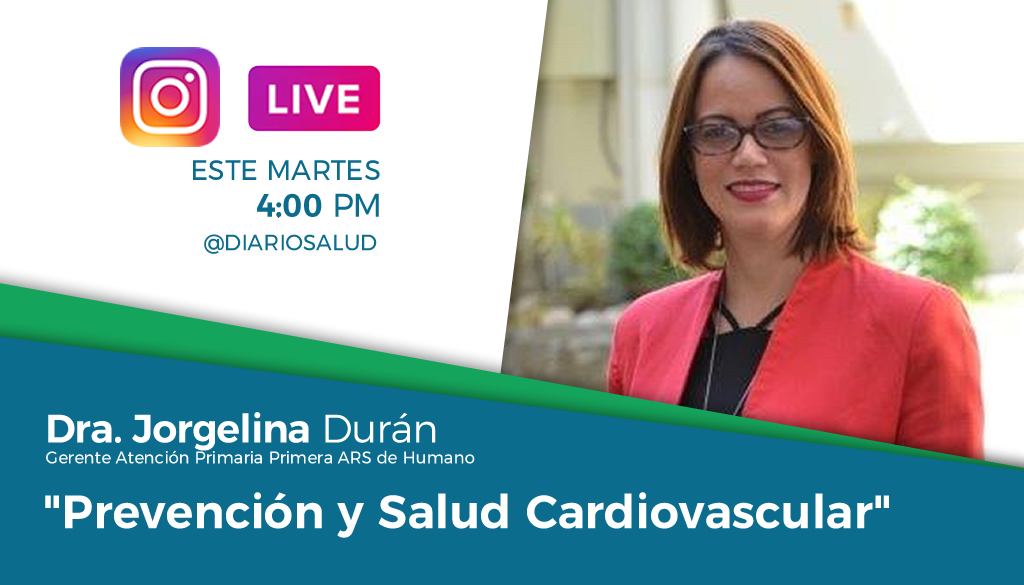 DiarioSalud.do invita a Instagram Live sobre salud cardiovascular 