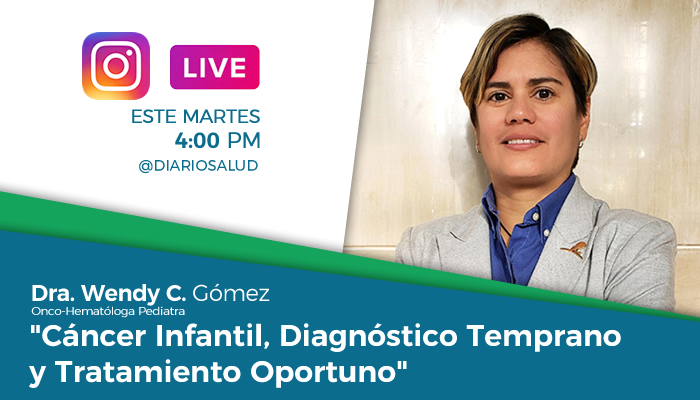 DiarioSalud.do invita a Instragram Live sobre cáncer infantil 
