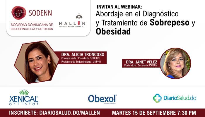Doctores Mallén invita a webinar sobre abordaje del  sobrepeso  y obesidad 