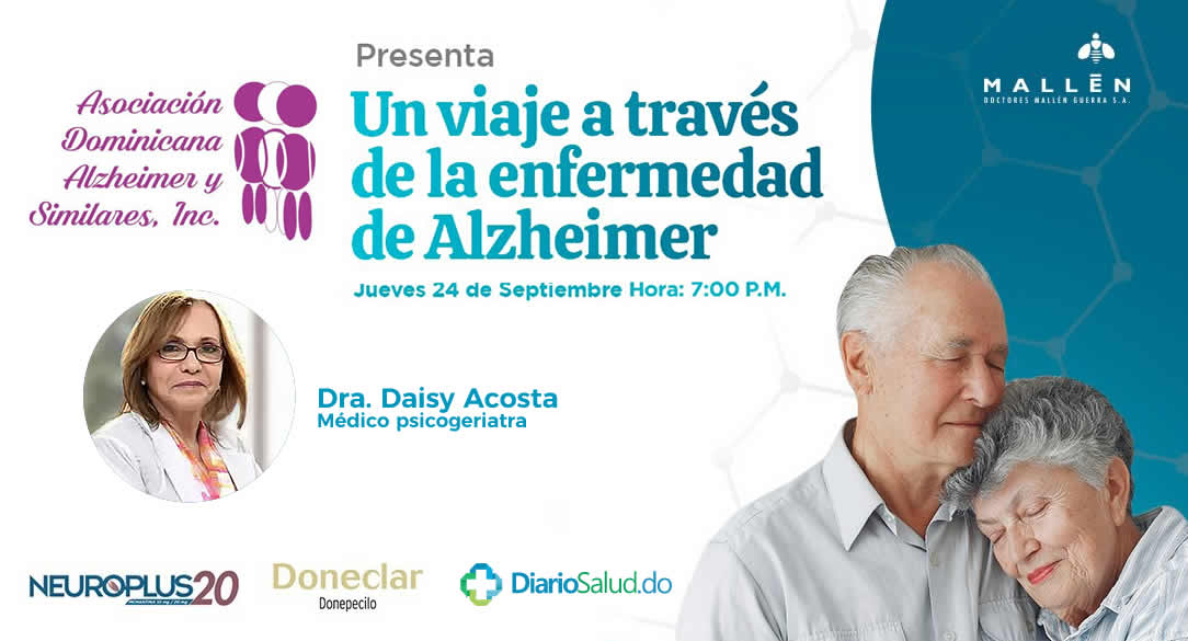 Asociación Dominicana de Alzheimer invita al webinar «Un viaje a través de la enfermedad de Alzheimer» 
