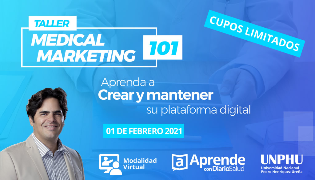 Aprende con DiarioSalud invita taller sobre Medical Marketing 101 