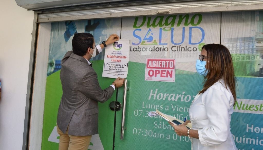 Salud Pública cierra laboratorio clínico por violar ley de salud 