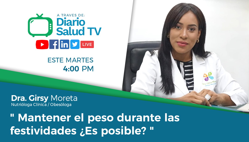 DiarioSalud TV invita a programa sobre alimentación durante festividades 