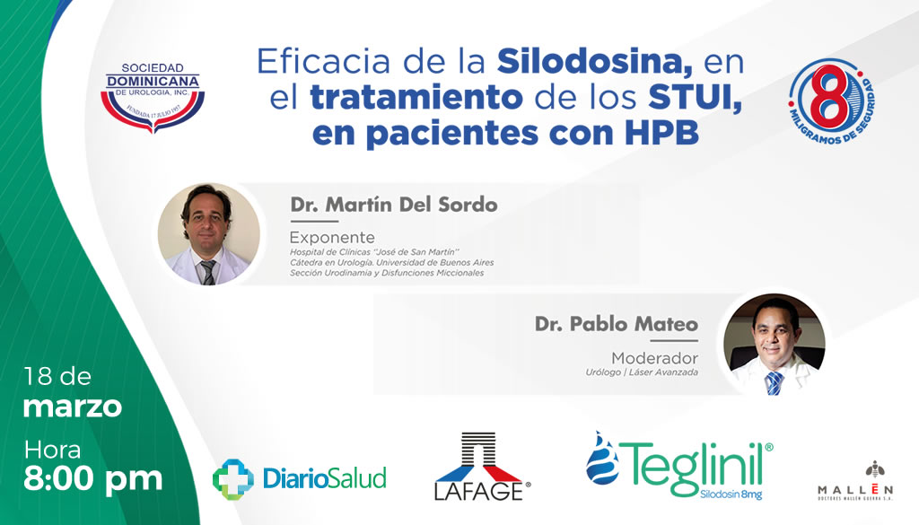 Sociedad Urología invita a webinar sobre eficacia de la Silodosina 