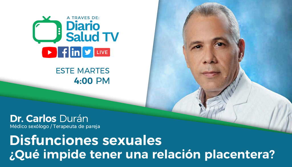 DiarioSalud TV invita a programa sobre disfunciones sexuales 