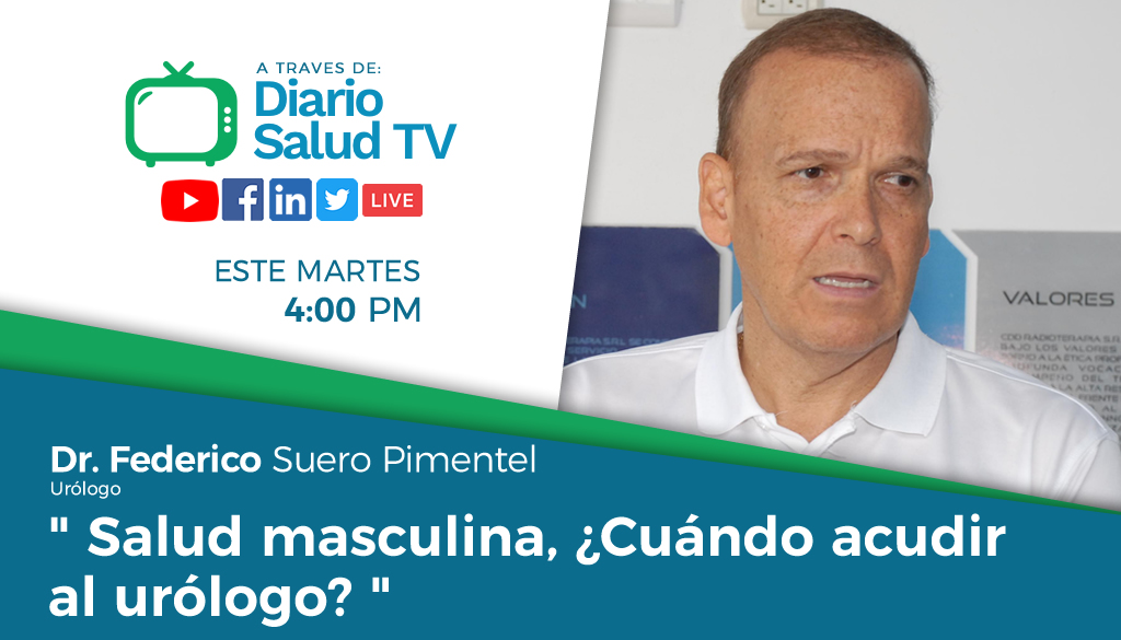 DiarioSalud TV invita a programa sobre salud masculina 