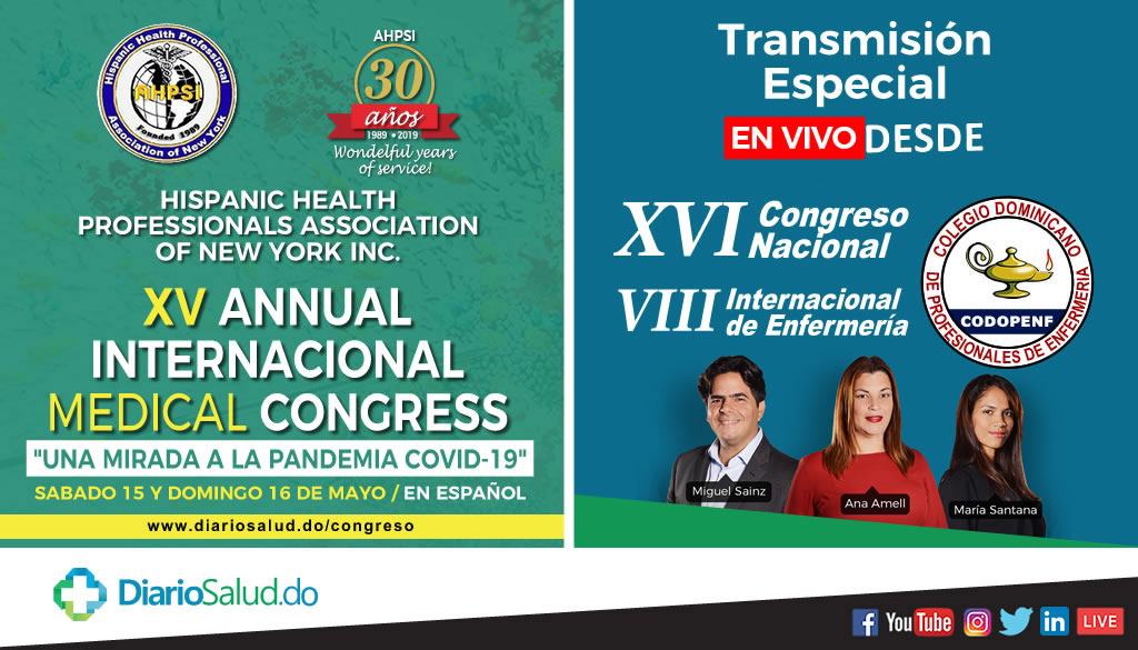 DiarioSalud con transmisión de dos congresos este fin de semana 