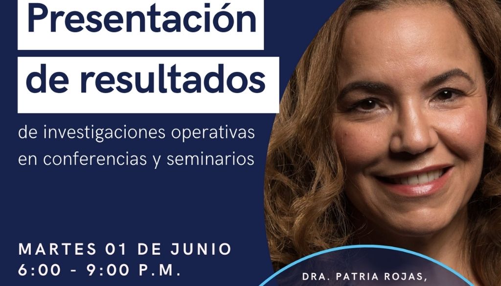 Realizarán webinar sobre presentación de resultados de investigaciones operativas en conferencias 