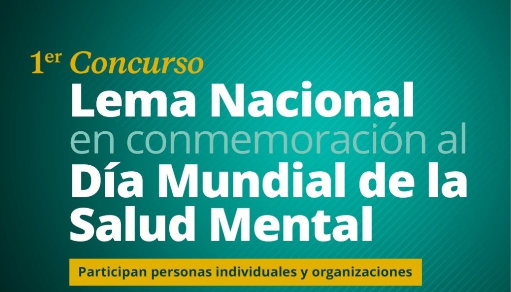 Convocan a concurso para elegir lema del Día Mundial de la Salud Mental 