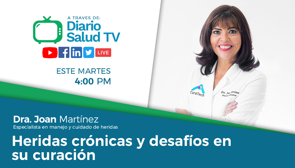 DiarioSalud TV invita a programa sobre curación de heridas crónicas 