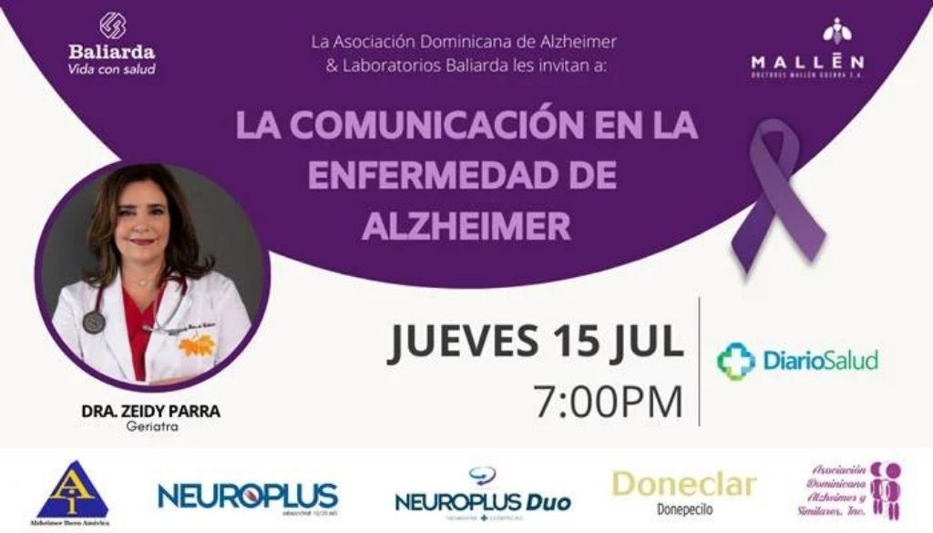 Asociación de Alzheimer invita a conferencia sobre comunicación en esta enfermedad 