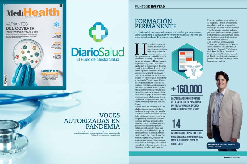 Reconocen aportes de DiarioSalud a la educación médica continua 