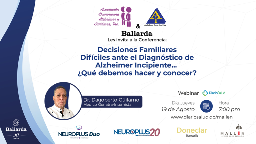 Especialista orienta sobre decisiones familiares difíciles en enfermedad de Alzheimer 