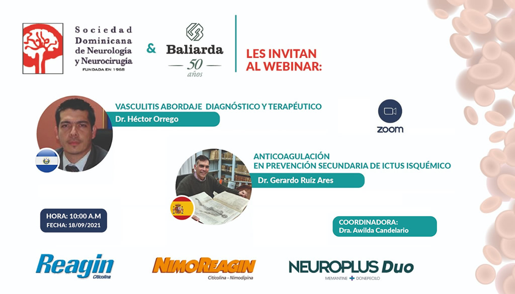 La Sociedad Dominicana de Neurología y Neurocirugía invitan a webinar 