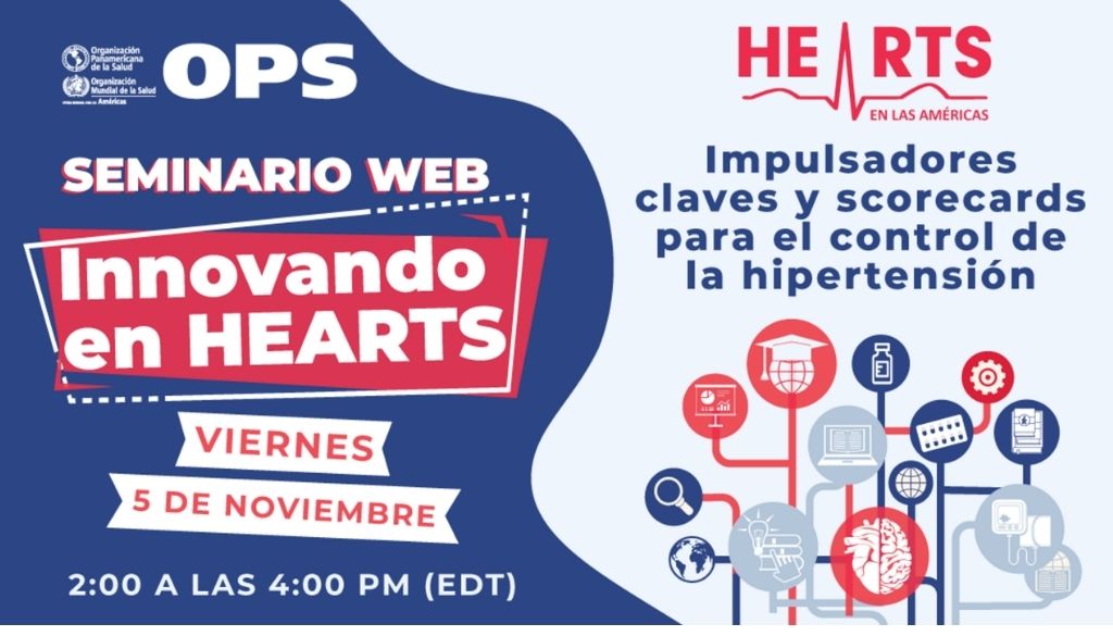 Realizarán webinar innovando en HEARTS en las Américas 