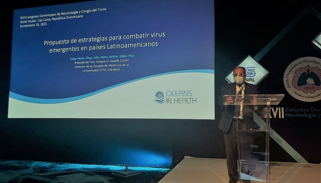 Presidente de Two Oceans in Health diserta en Congreso Dominicano de Neumología 