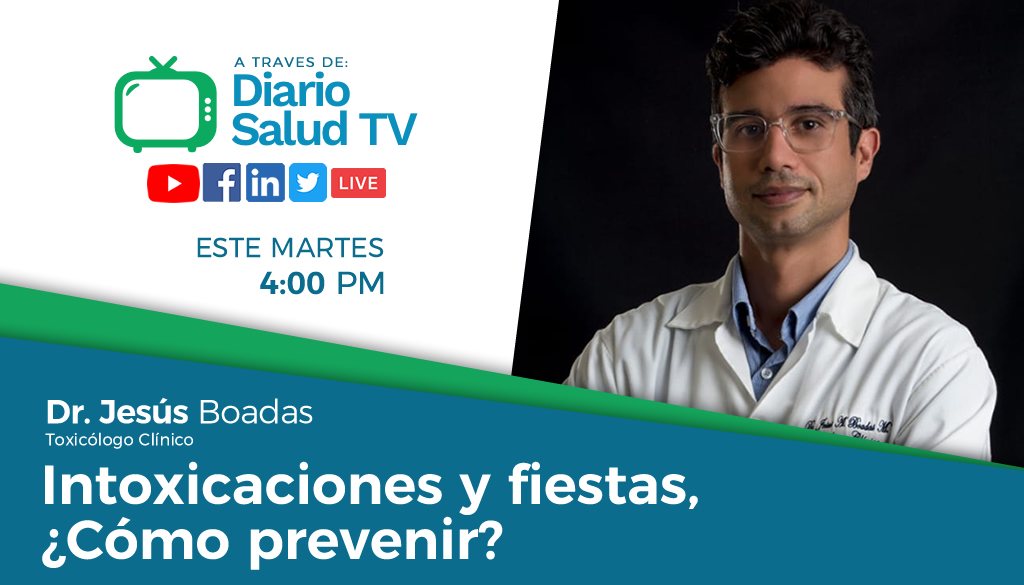 DiarioSalud TV invita a programa sobre intoxicaciones 