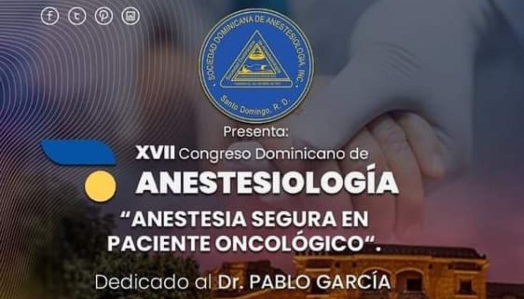 Sociedad Anestesiología anuncia su XVII congreso 