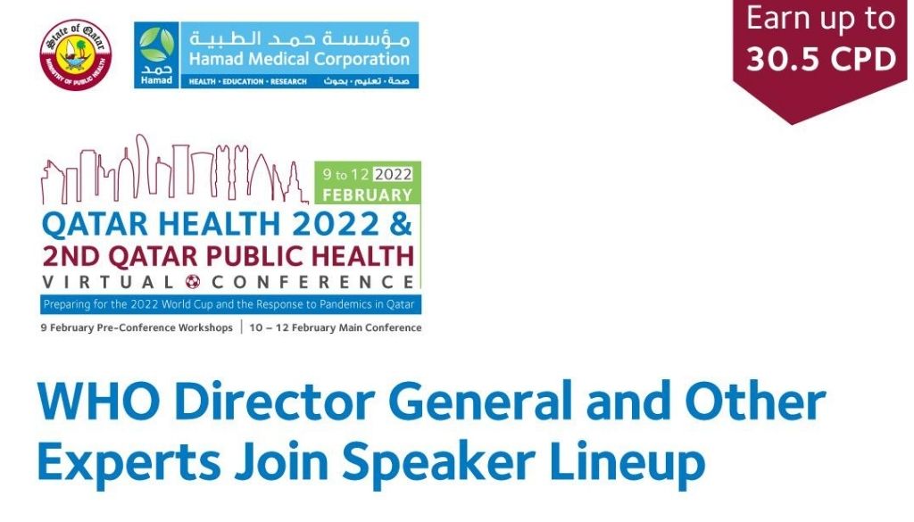 Inician evento académico virtual Qatar Health 2022 