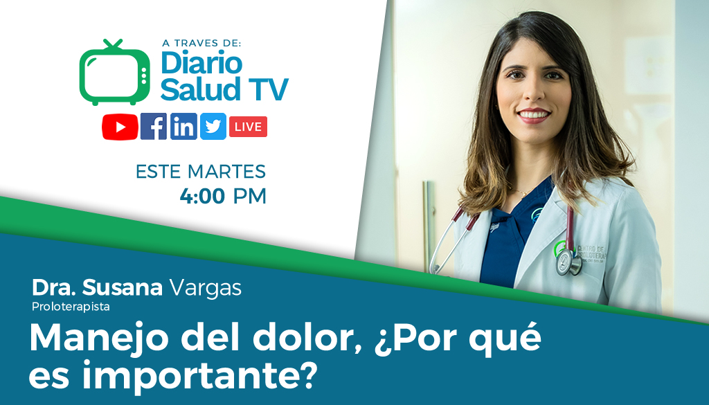 DiarioSalud TV realizará programa sobre manejo del dolor 