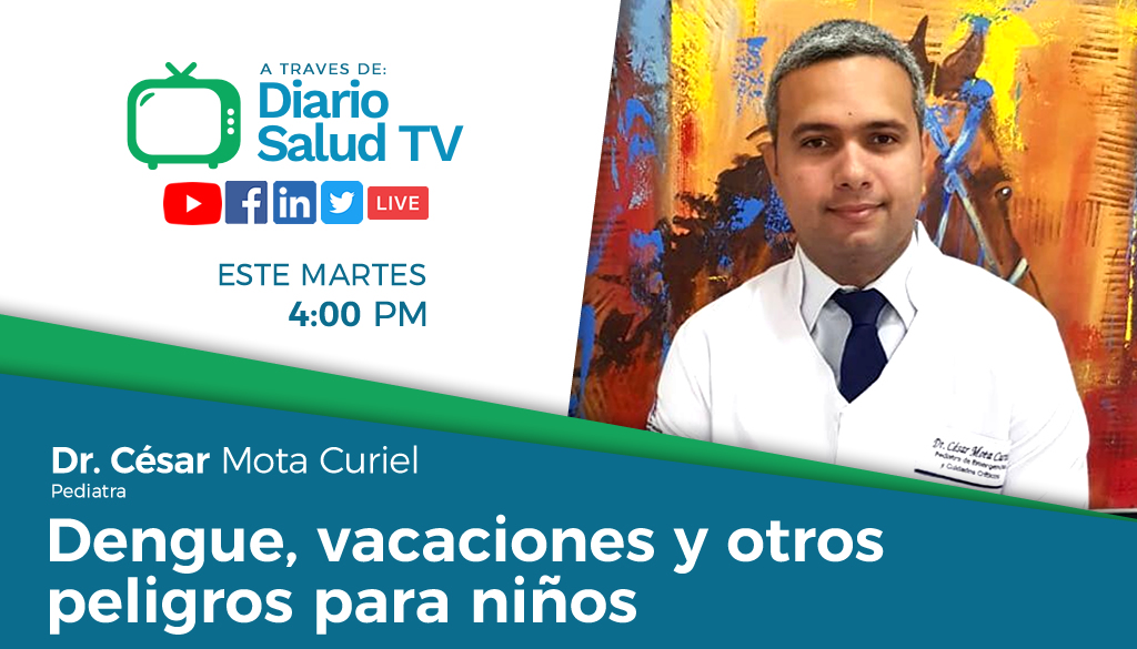 DiarioSalud TV realizará programa sobre dengue y vacaciones 