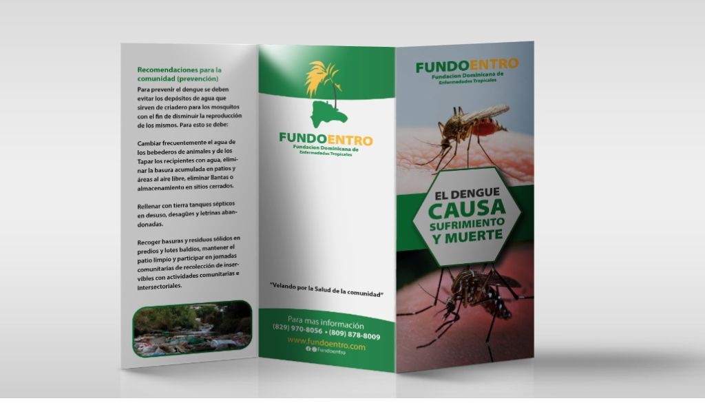 FUNDOENTRO lanza su primer brochure informativo sobre Dengue  