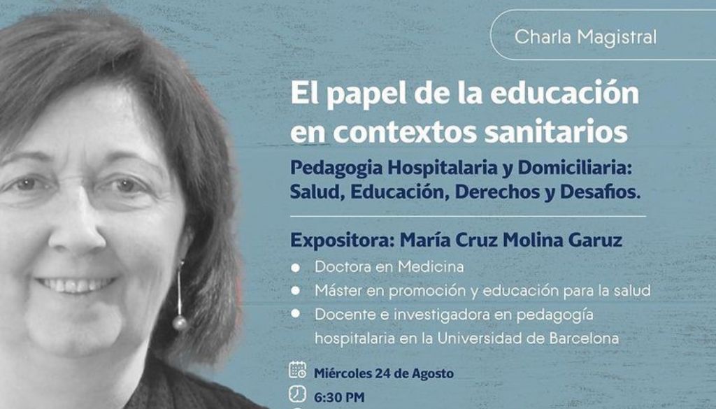 Invitan a charla sobre pedagogía hospitalaria en República Dominicana 