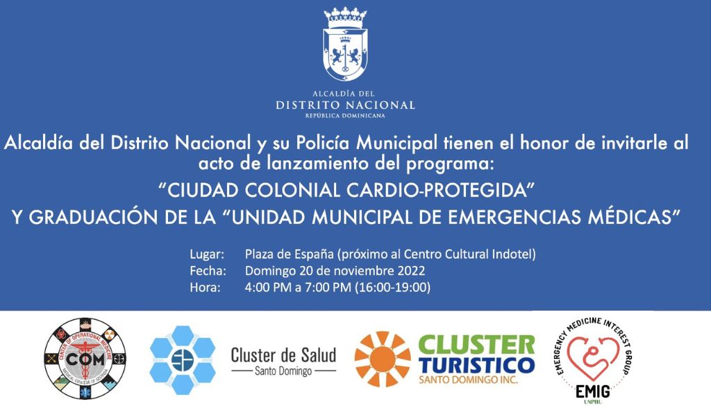 Lanzarán programa Ciudad Colonial Cardio-protegida  