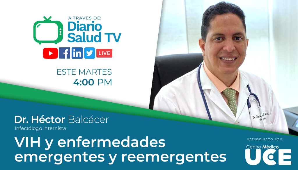 DiarioSalud TV invita a programa sobre VIH y enfermedades emergentes y reemergentes 