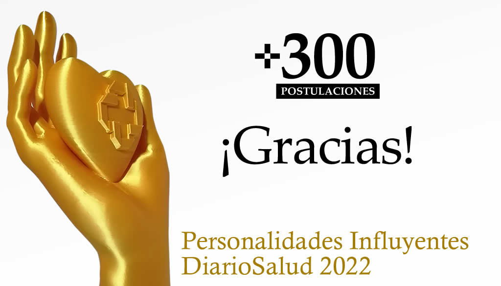 Más de 300 postulaciones al premio Personalidades Influyentes DiarioSalud 